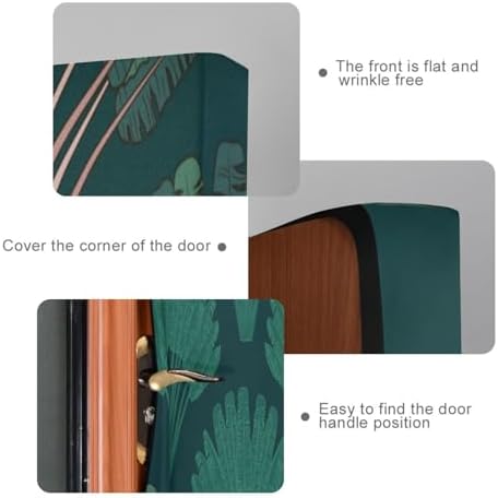 Susiyo Vintage Green Fan Halloween Door Cover