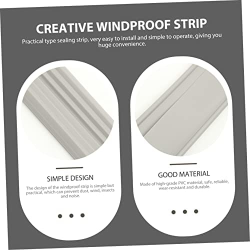 STOBAZA Door Draft Stopper Windproof Sealing Strip for Kitchen Dorm Home Noise Blocker