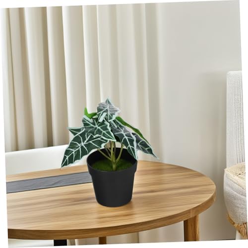 Mini Faux Greenery Plants Artificial Potted Plants for Office Desk Decoration