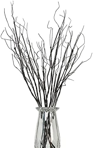Pursuestar 6Pcs 75cm Artificial Willow Branches with Bendable Wires for DIY Crafting
