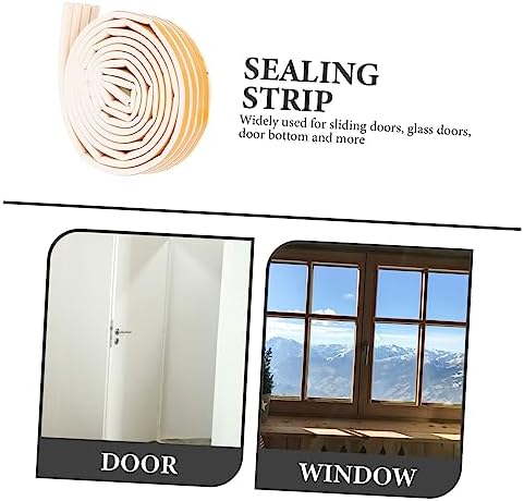 Under Door Draft Stopper Strip Self-Adhesive Weather Sealing for Soundproofing and Windproofing