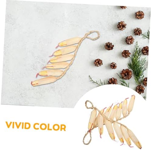 2Pcs Realistic Vegetable Corn Hanging Decor for Home and Kitchen