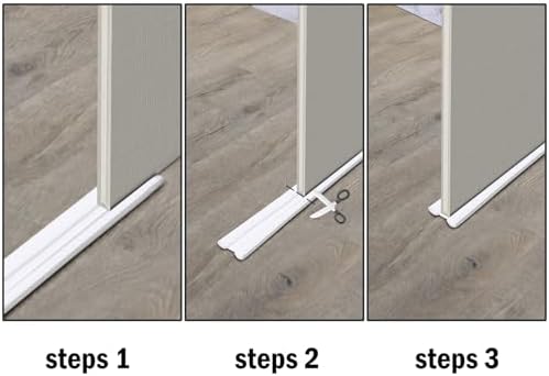 Lineba 2pcs Door Draft Stopper 36 Inch Bottom Seal
