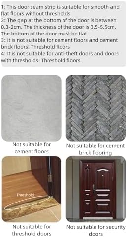 PVC Weather Stripping Door Seal Windproof Soundproof 38 in White