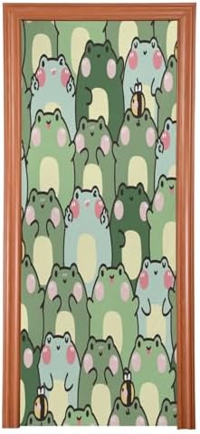 Susiyo Cute Chubby Frog Halloween Door Cover