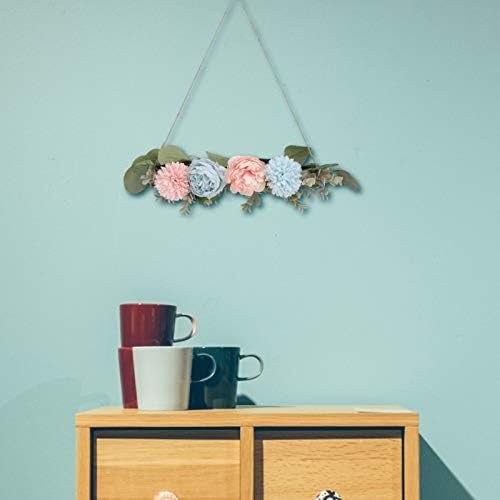 KESYOO 1pc Wall Hanging Flowers Wood Artificial Hanging Vine Garland