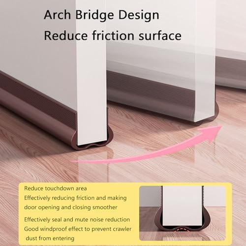 Soundproof Door Seal PVC Draft Stopper for Noise Reduction