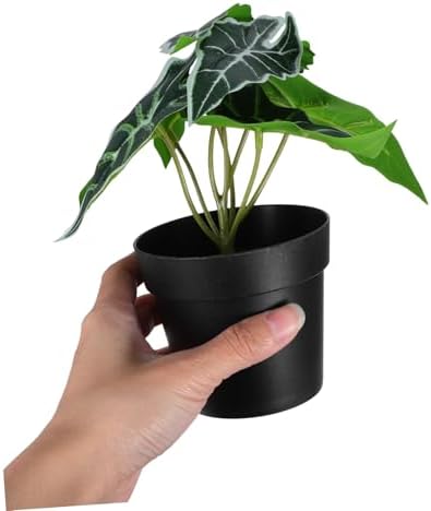 Mini Faux Greenery Plants Artificial Potted Plants for Office Desk Decoration