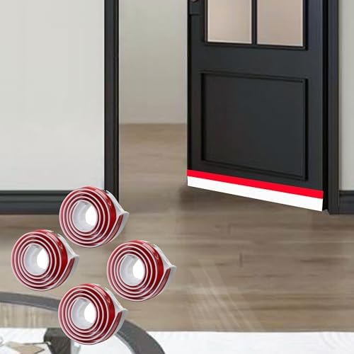 YTDSUP Door Draft Stopper 4 Pack White Strong Adhesive