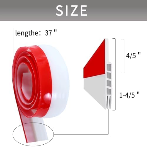 YeaHapiday 2 Pack Door Draft Stopper for Interior and Exterior Doors