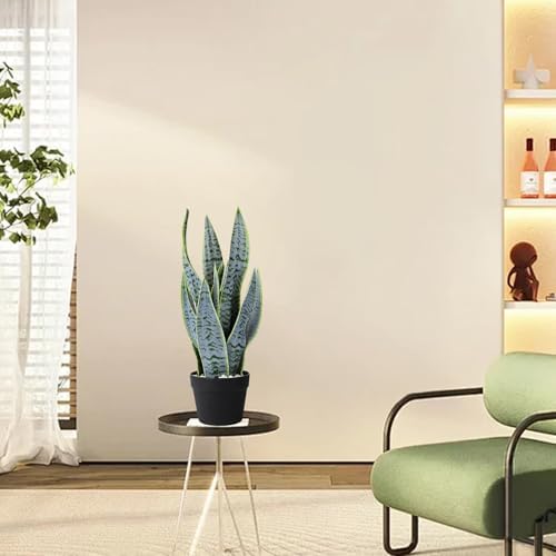 225 Inch Artificial Snake Plant in Black Pot