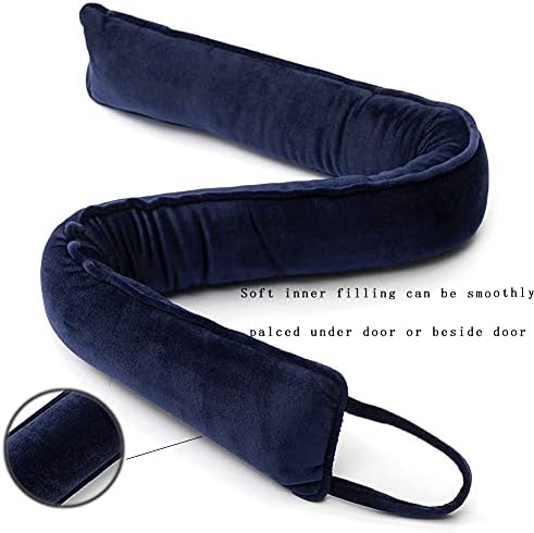 DreamQuil Door Draft Stopper 36 Inch Navy