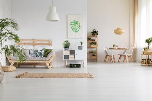 Artificial Eucalyptus Plant with Rustic Black Cement Pot for Home Office Decor