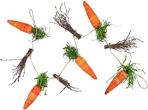 Northlight Springtime Easter Garland with Carrots and Twigs 325 Feet