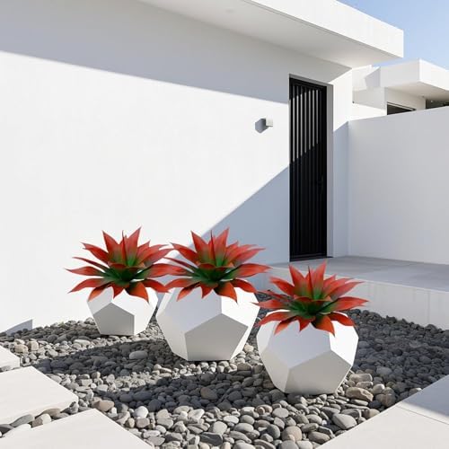 Artificial Agave Plant 18In 2Pack for Home and Outdoor Decoration