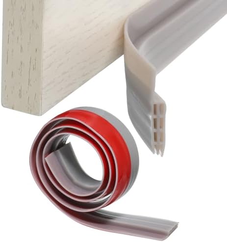 Uxcell Silicone Door Draft Stopper 1 Pcs Grey