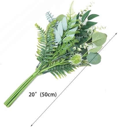 UiiziC Artificial Leaf Stem Flower Branches for Vase Arrangements Home Decor Centerpieces