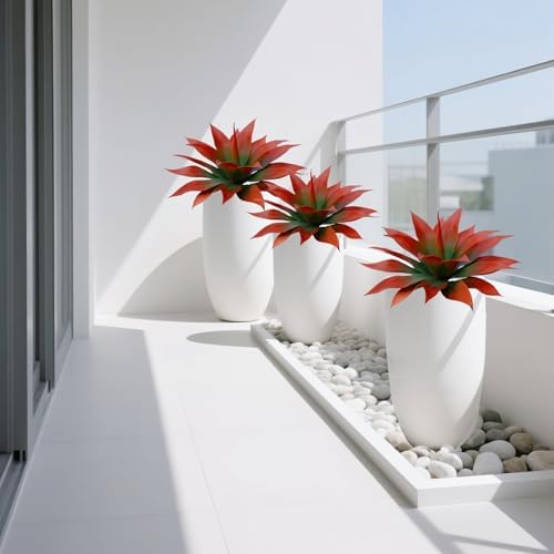 Artificial Agave Plant 18In 2Pack for Home and Outdoor Decoration