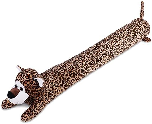36 Inch Heavy Duty Draft Stopper with Leopard Pattern