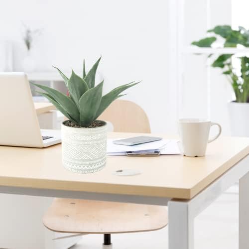 Hisow Artificial Aloe Plant 138 Inch Potted Succulent