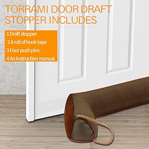 TORRAMI 36 Inch Door Draft Stopper Heavy Duty Insulation