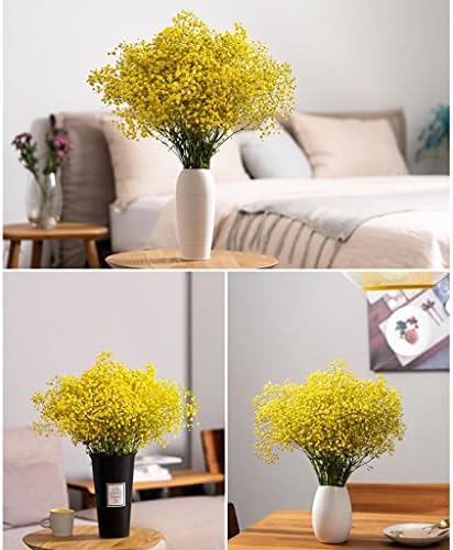 Artificial Gypsophila Flowers with Vase Set for Home Decor