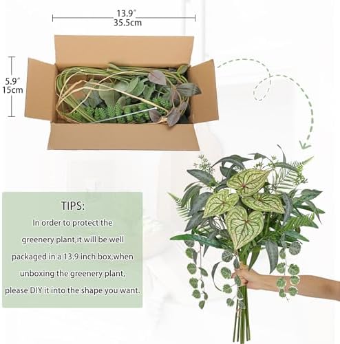 DILATATA Artificial Greenery Stems Box Set