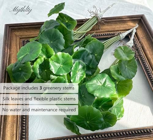 3pcs Small Fake Lotus Plants with Roots and Leaves for Home Office Table Decor