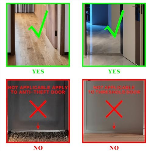 Draft Stopper for Bottom of Doors Block Dust and Cold Wind