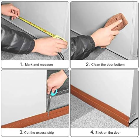 YEmirth 2 Pack Door Draft Stopper White