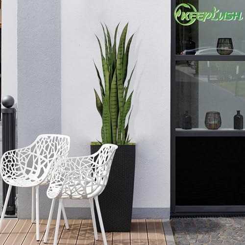 3ft Artificial Snake Plant with 7in Pot 2Pcs