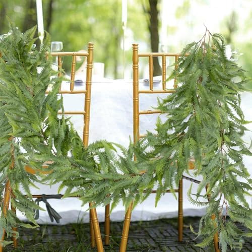 Briful 5ft Artificial Boston Fern Garland for Home Decor