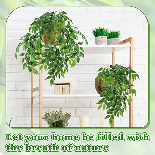 Xinnun 50 Pcs Artificial Ruscus Greenery Stems for Centerpieces and Decor