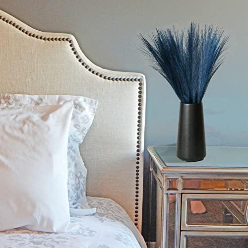 Mandys Blue Silk Pampas Grass Bouquet 20 Stems