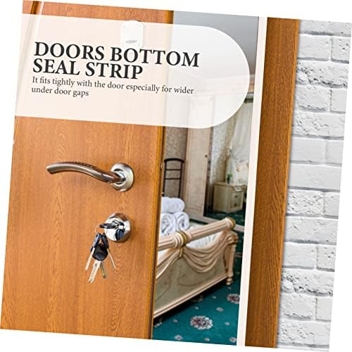 Under Door Weather Stripping Seal Strip Self-Adhesive Draft Stopper for Doors and Windows