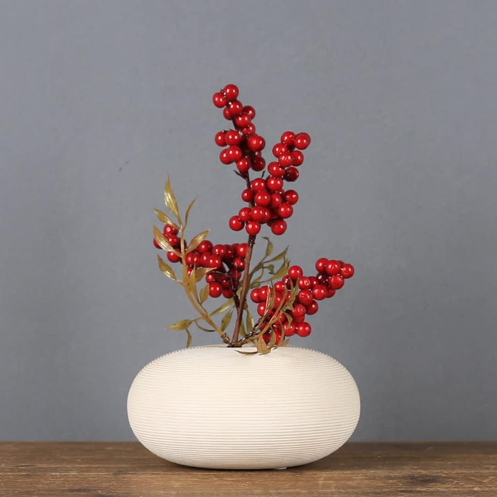 Fake Flowers Artificial Flowers Red Berry Decoration