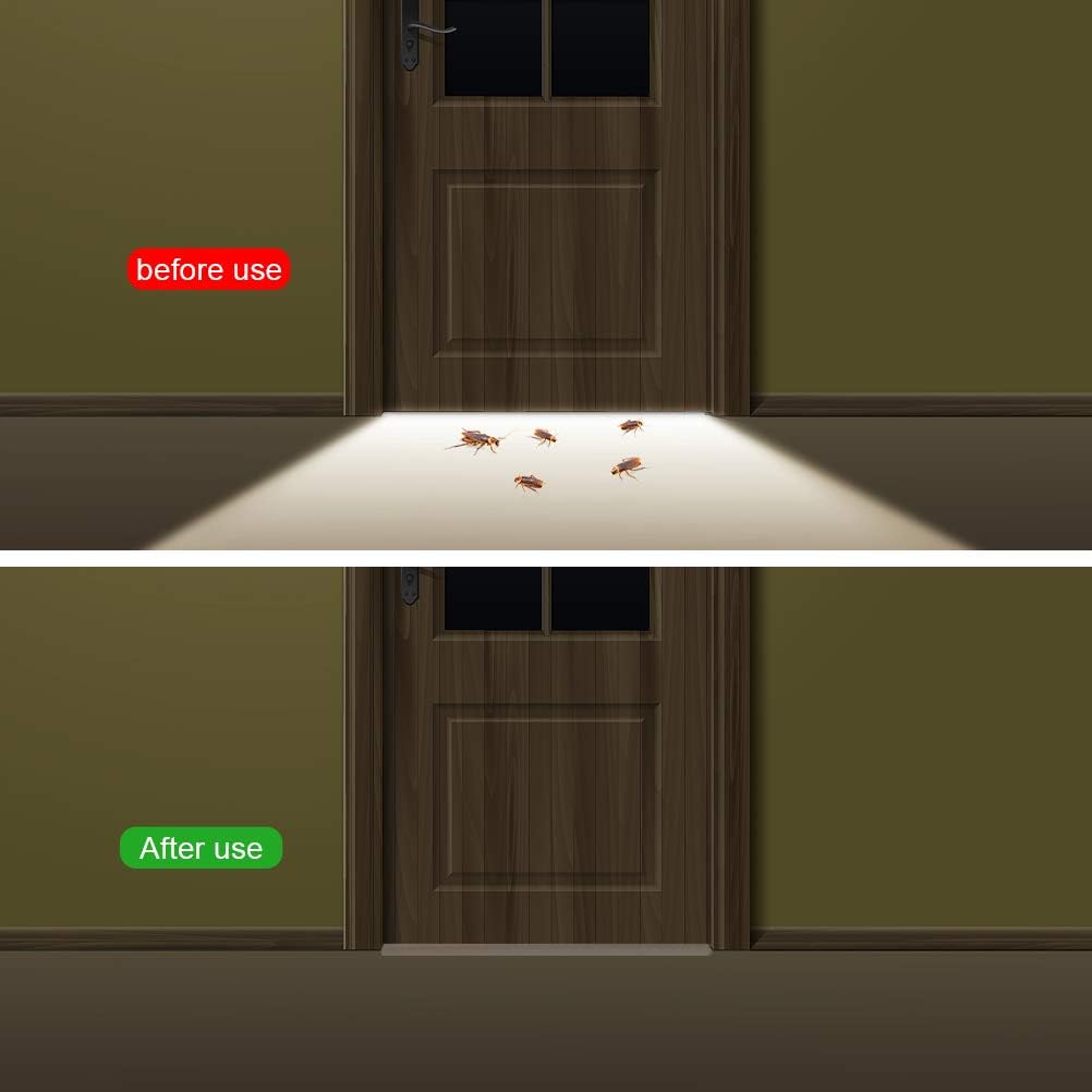 Emoly Under Door Draft Stopper Adjustable Double Noise Blocker
