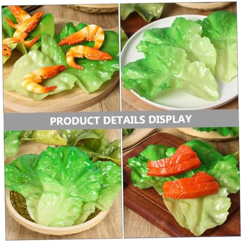 Magiclulu 3pc Realistic Leaf Decoration for Home Restaurant Event Decor
