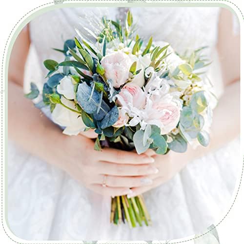 Giegxin 1000 Pcs 3 Kinds Mixed Eucalyptus Artificial Greenery Stems for Wedding Decor