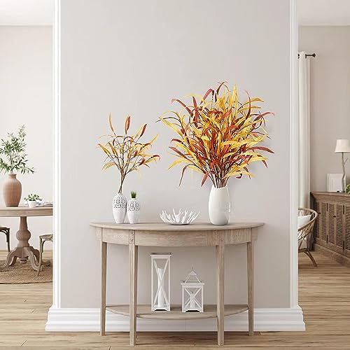 Sggvecsy 6Pcs Artificial Fall Greenery Stem for Home Autumn Decor Centerpieces