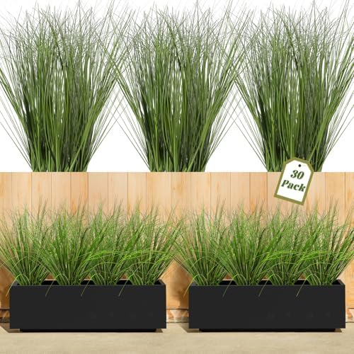 30PCS Artificial Plants for Outdoor and Indoor Decor