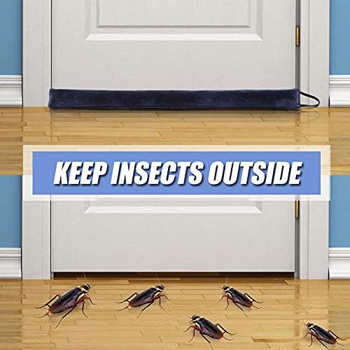 DreamQuil Door Draft Stopper 36 Inch Navy