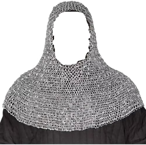Generic Aluminum Round Riveted Chainmail Coif