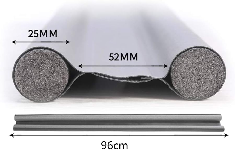 Door Bottom Sealing Strip Anti-Collision Draft Stopper for Wooden Doors