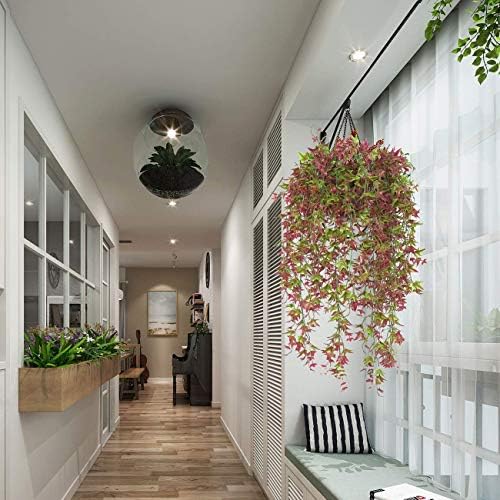 PASYOU Artificial Vine Garland 4 Pack UV Resistant Indoor Outdoor Decor