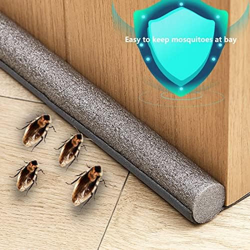 Bluelans Door Draft Stopper White 374 Inch Adjustable