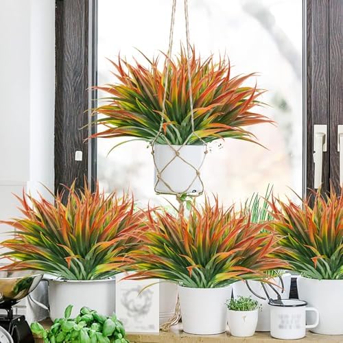 Artificial Grass Set 24 Pcs UV Resistant Outdoor Decor