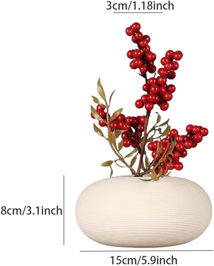 Fake Flowers Artificial Flowers Red Berry Decoration