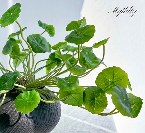 3pcs Small Fake Lotus Plants with Roots and Leaves for Home Office Table Decor