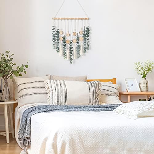 Alynsehom Artificial Eucalyptus Wall Hanging Decor Greenery